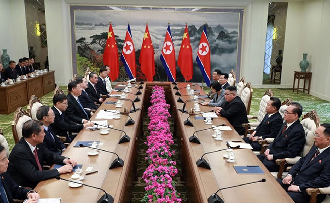 Vertice di Kim-Xi a Pyongyang