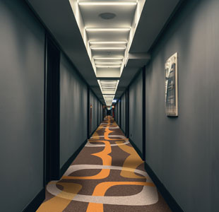 Orange Cut Modern Residential Carpet